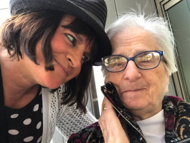 JoAnne Klimovich Harrop (left) and her mother, Evelyn Klimovich, in 2019. (Photo courtesy of JoAnne Klimovich Harrop)