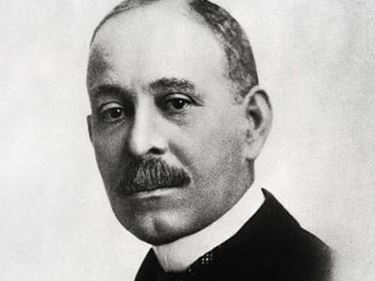 A portrait of Dr. Daniel Hale Williams