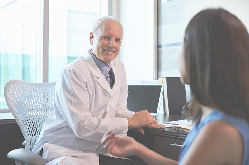 doctor meeting with patient