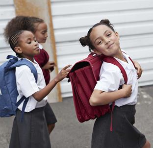 Happy School Children