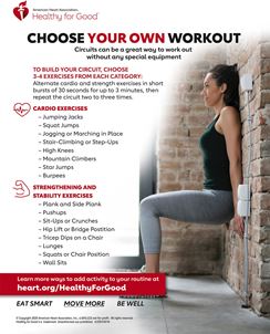 Choose your own home circuit workout