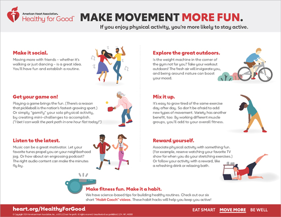 Make Movement Fun Infographic