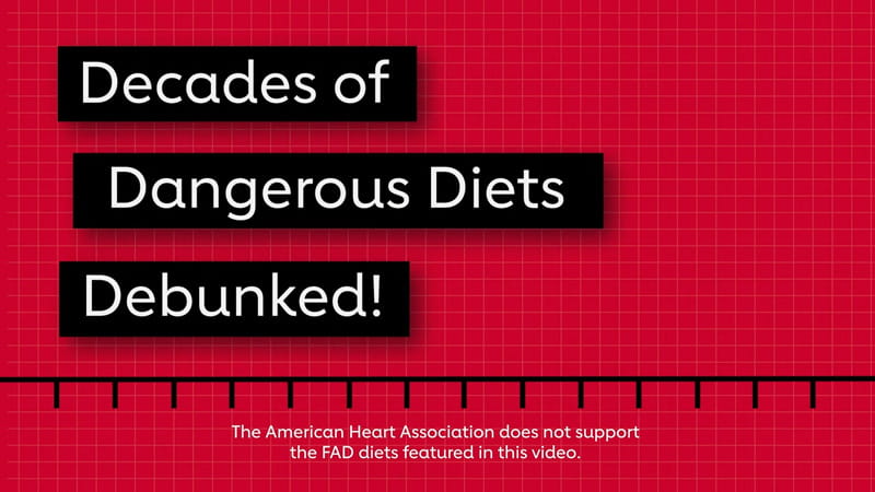 Screen capture from No Nonsense Nutrition: Decades of Dangerous Diets Debunked video