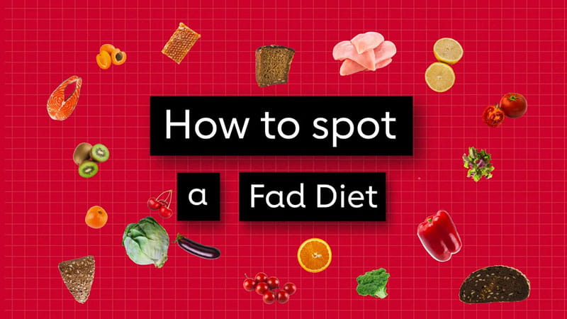 Screen capture from No Nonsense Nutrition: How to Spot a Fad Diet video