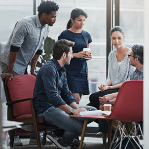 Group of people meeting